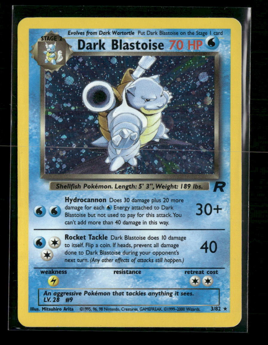 Team Rocket Dark Blastoise (3) #03/82
