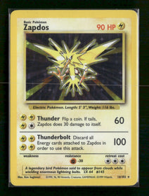 Base Set Zapdos #016/102