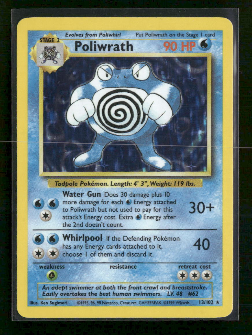 Base Set Poliwrath #013/102