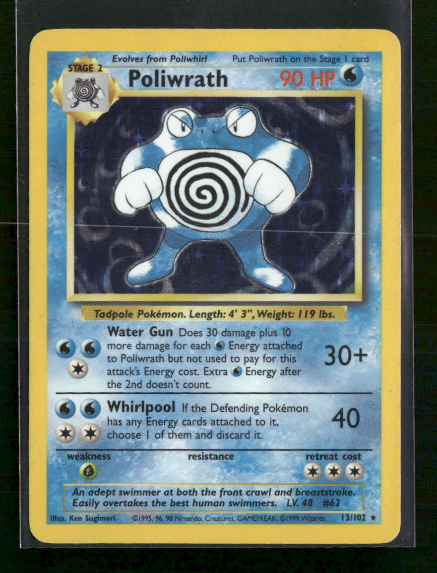 Base Set Poliwrath #013/102