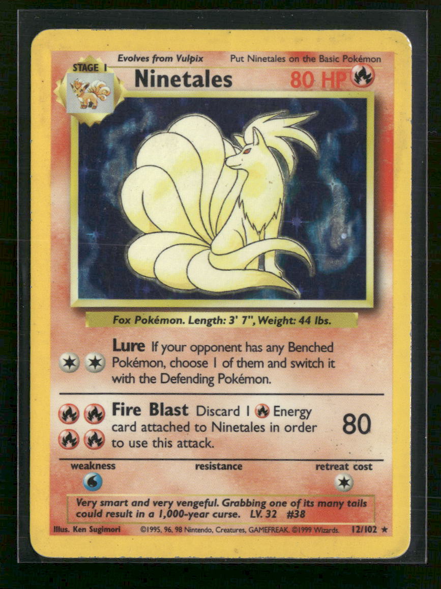 Base Set Ninetales #012/102