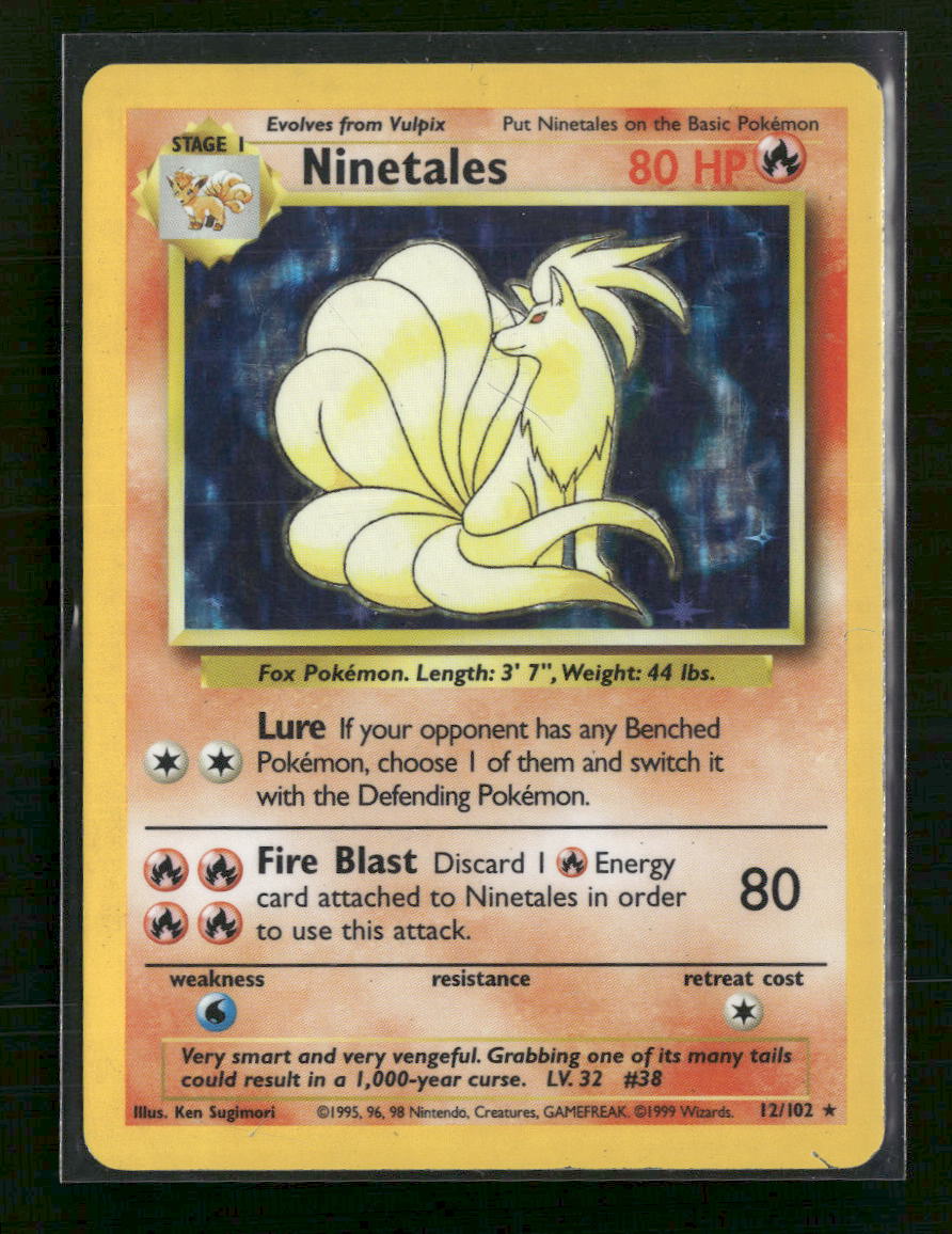 Base Set Ninetales #012/102