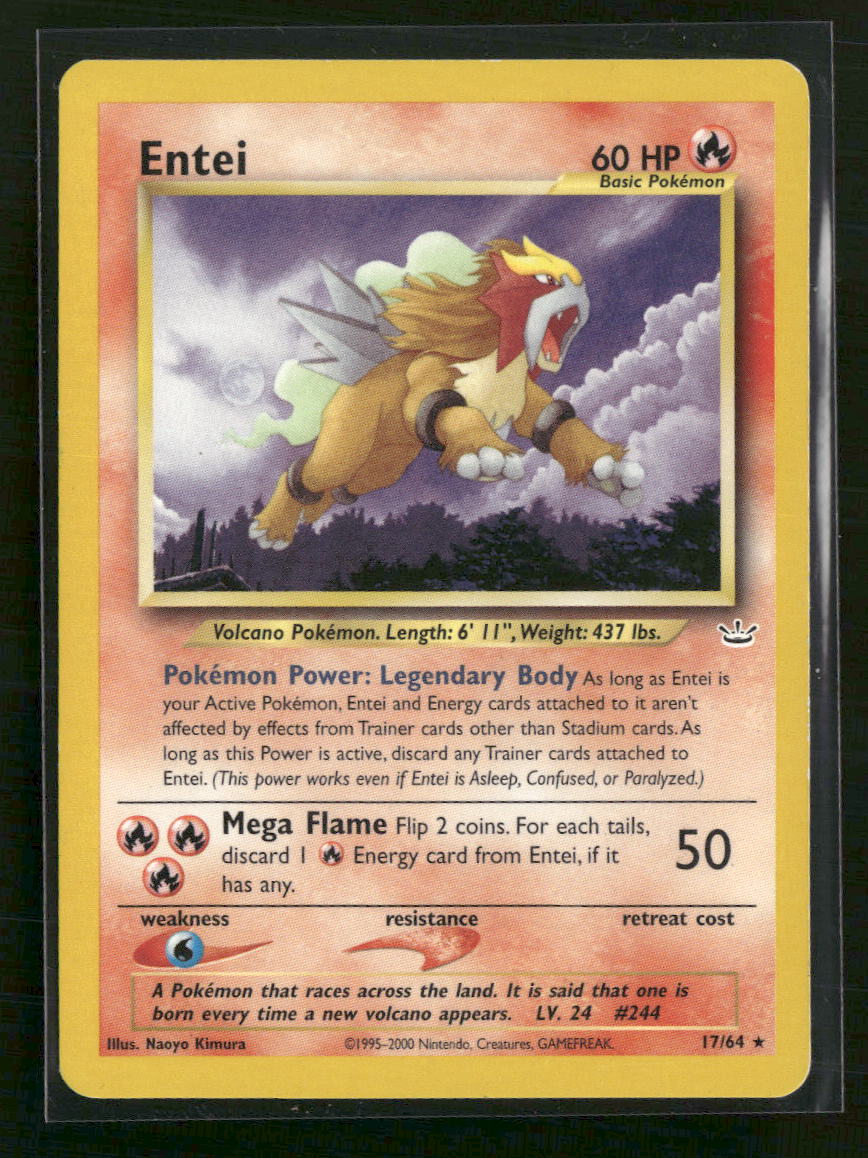 Neo Revelation Entei (17) #17/64