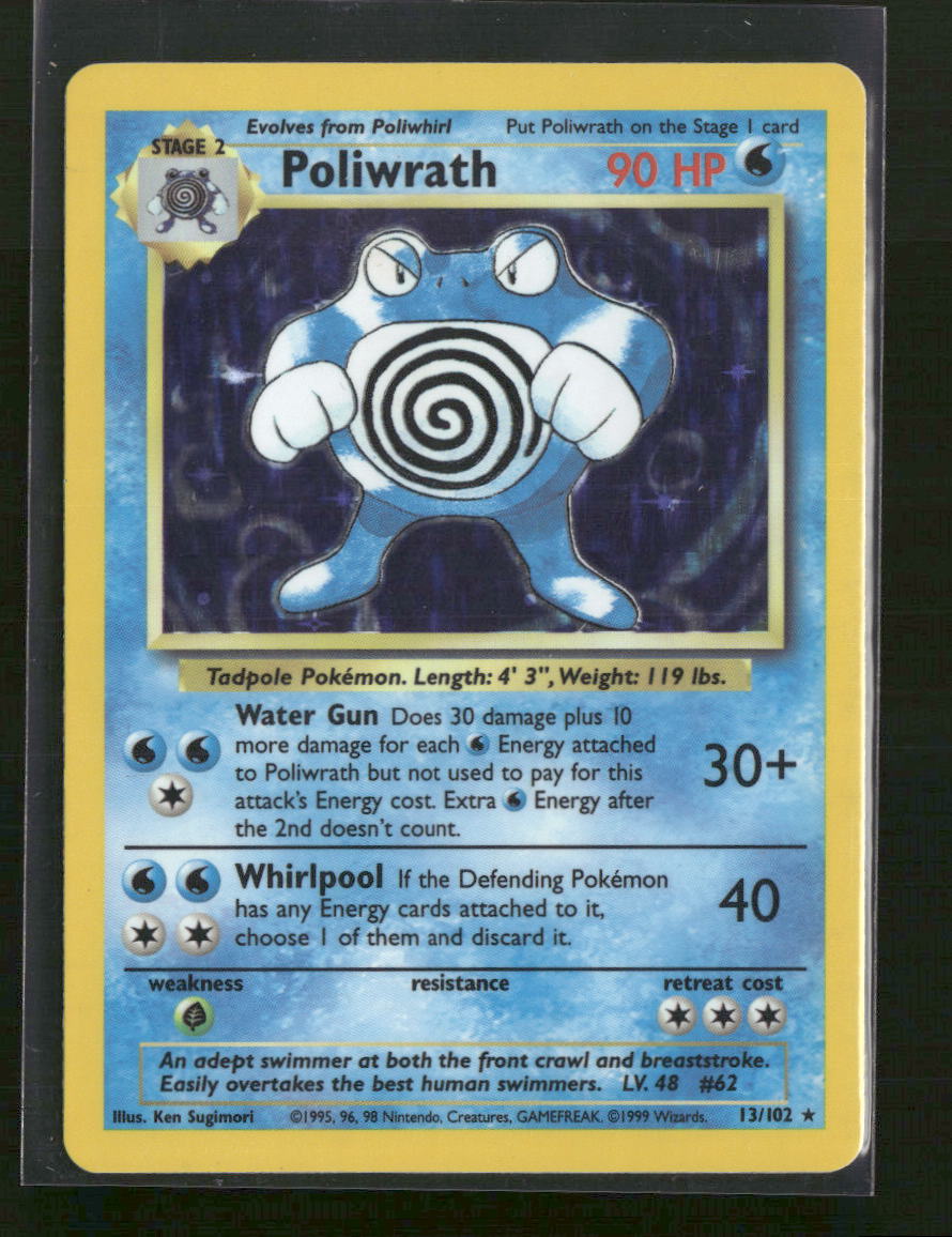 Base Set Poliwrath #013/102