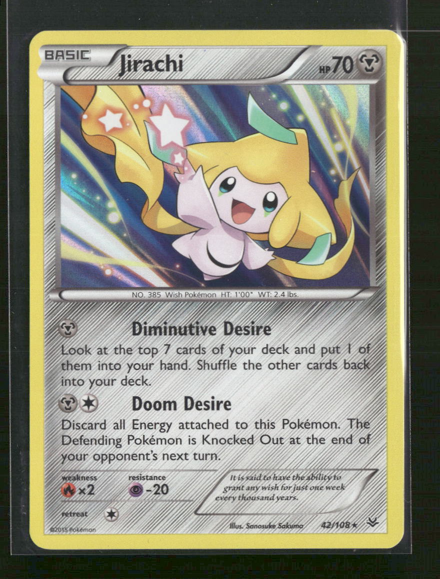 XY - Roaring Skies Jirachi #42/108