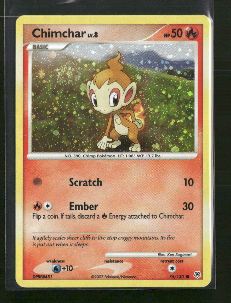 Miscellaneous Cards & Products Chimchar #076/130