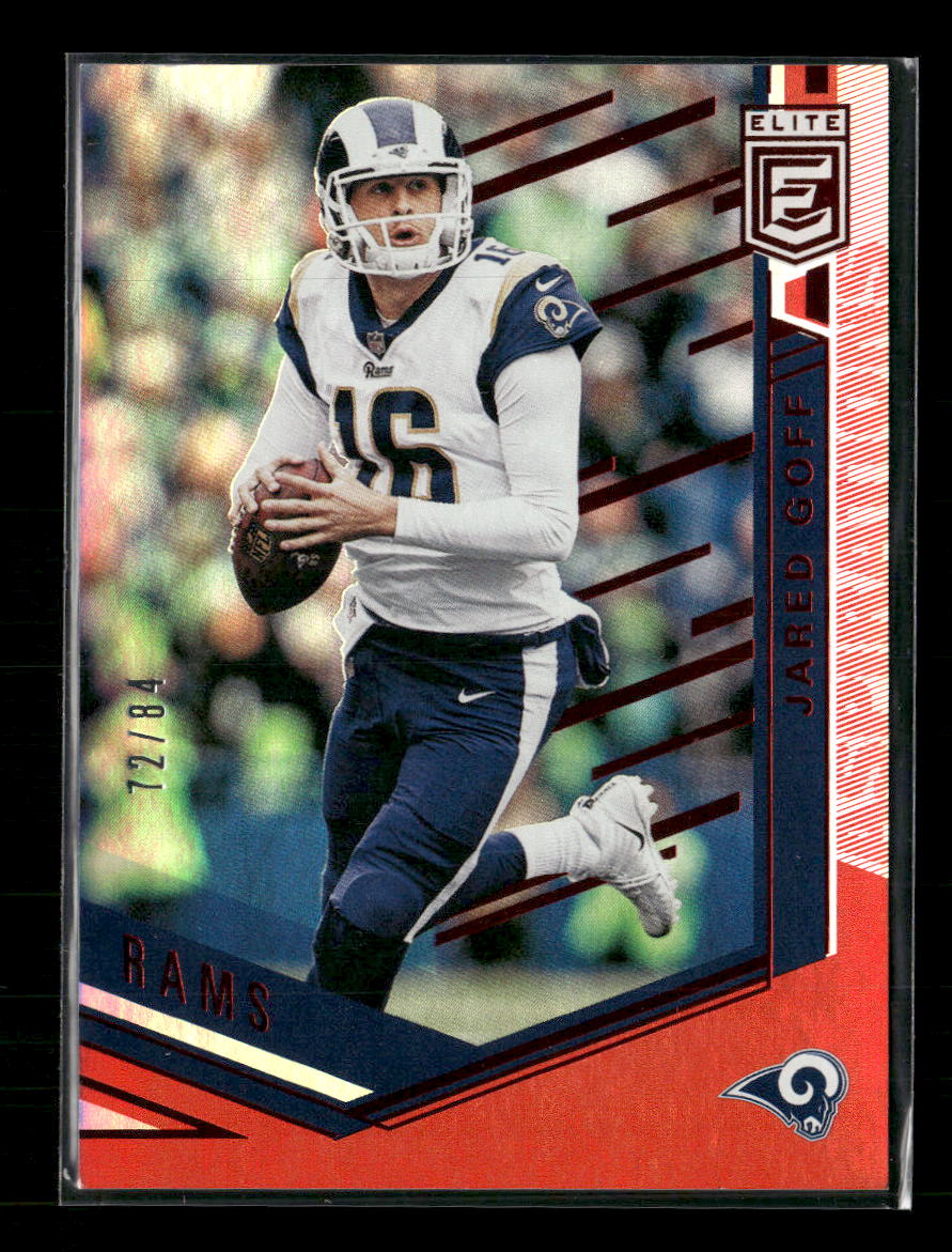 2018 Donruss Elite Aspirations Jared Goff #/84 #17