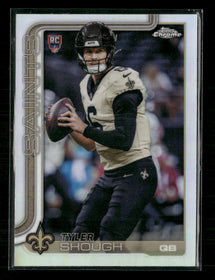 2025 Topps Chrome Refractor Tyler Shough Rookie #398