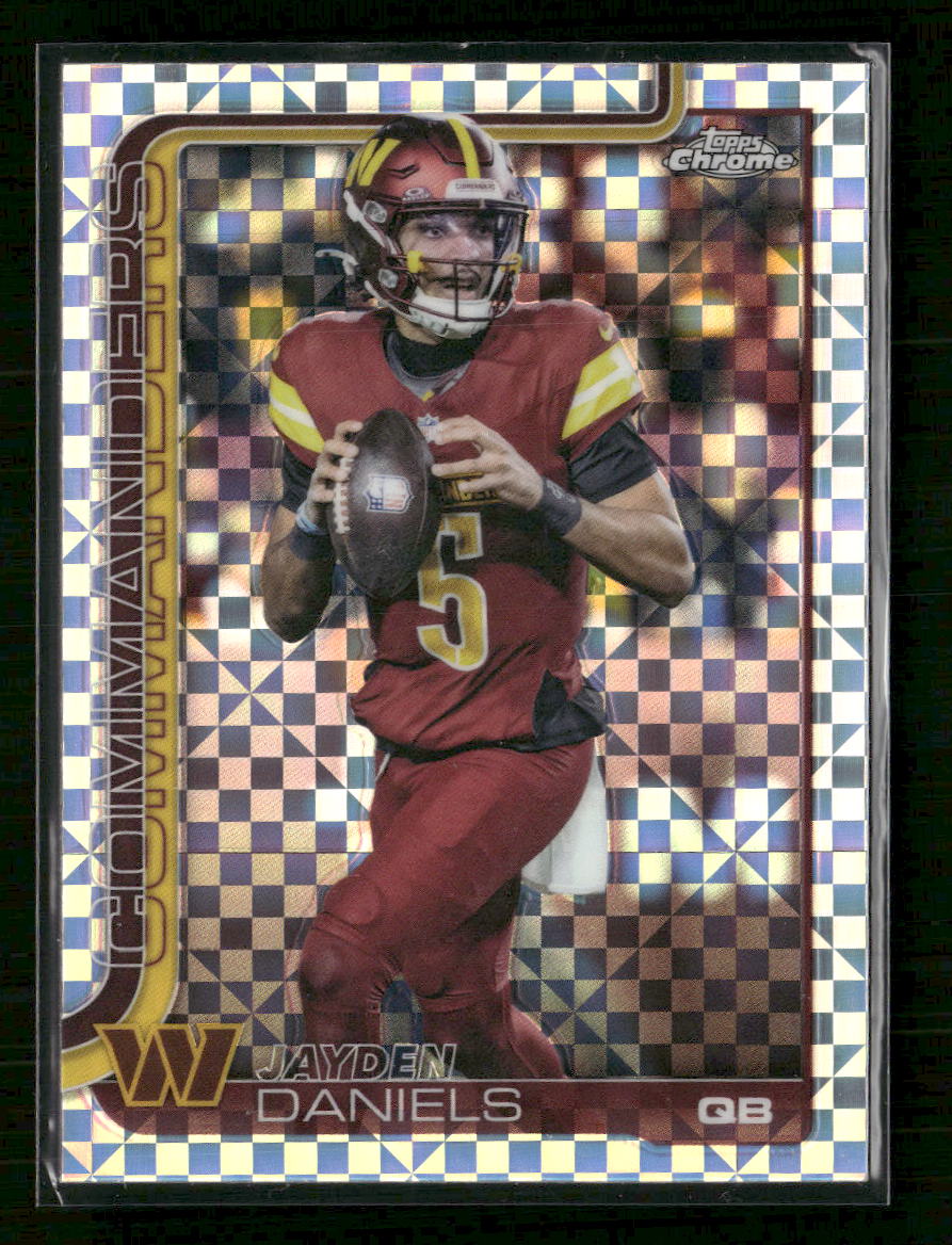 2025 Topps Chrome X-Fractor Jayden Daniels #295