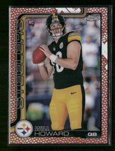 2025 Topps Chrome Football Leather Refractor Will Howard Rookie #321