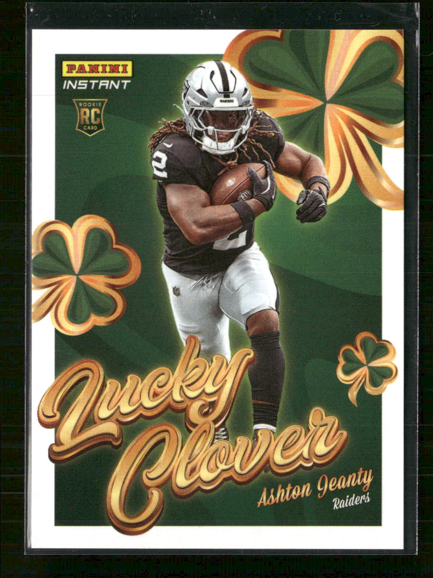 2025 Panini Instant Lucky Clover Ashton Jeanty #12