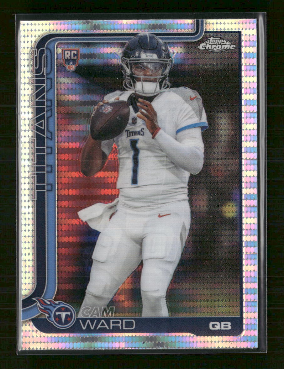 2025 Topps Chrome Pulsar Refractor Cam Ward Rookie #314