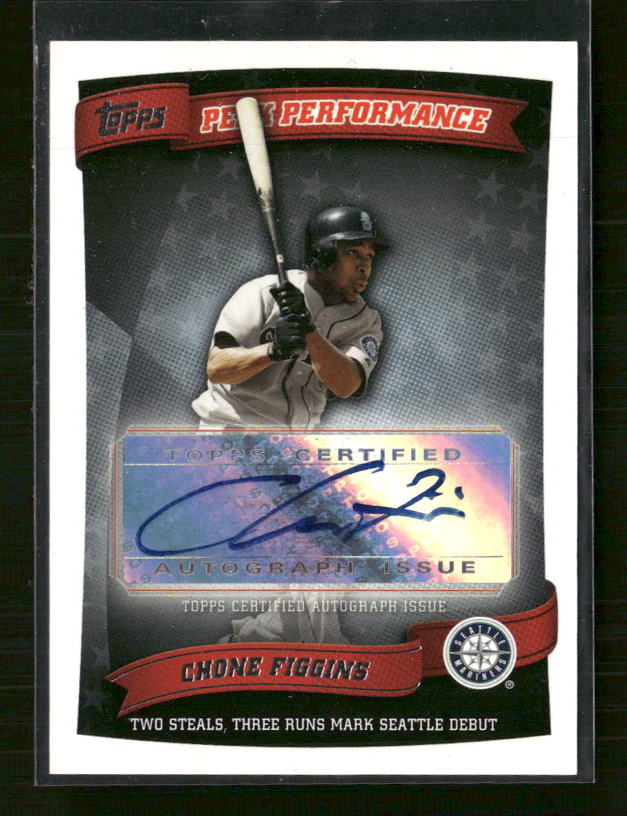 2010 Topps Update Peak Performance Auto Chone Figgins #PPA-CF