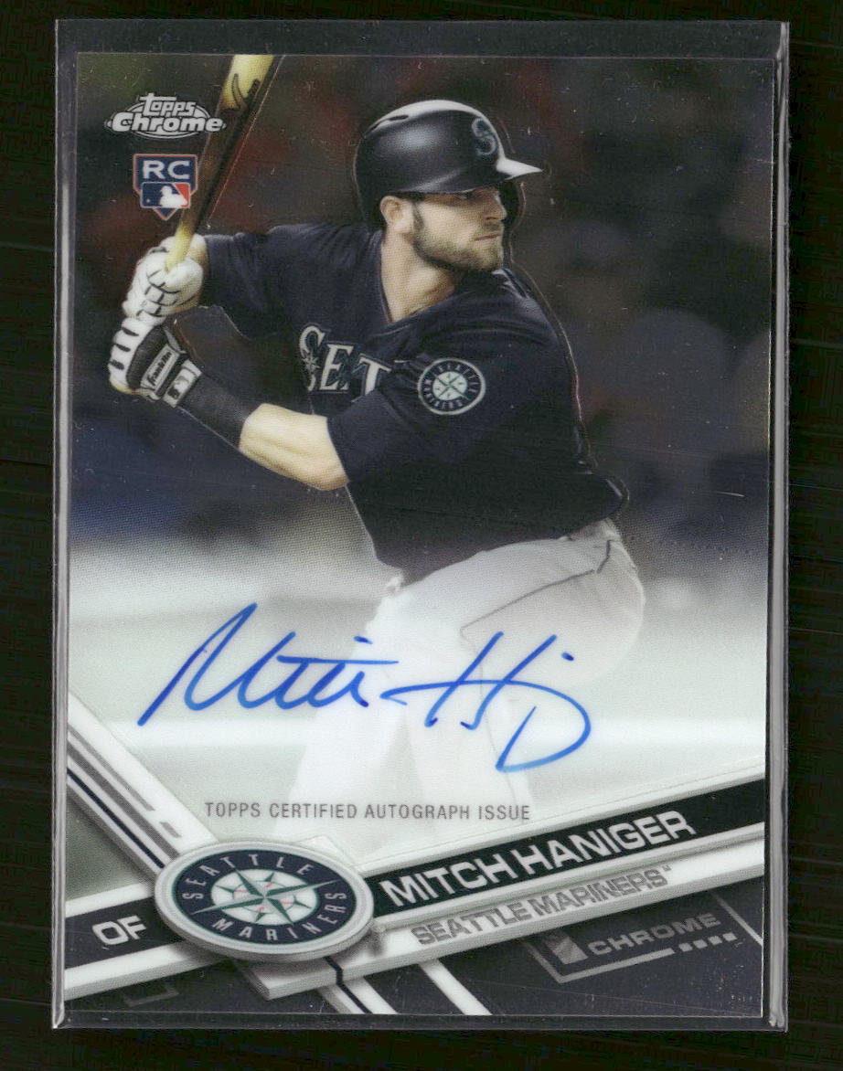 2017 Topps Chrome Rookie Autographs Mitch Haniger Auto #RA-MH