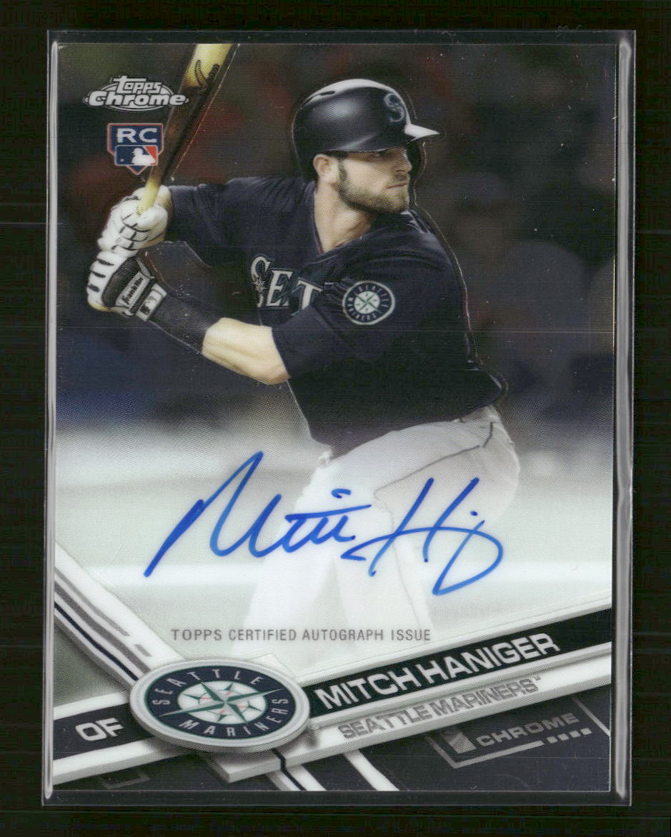 2017 Topps Chrome Rookie Autographs Mitch Haniger Auto #RA-MH
