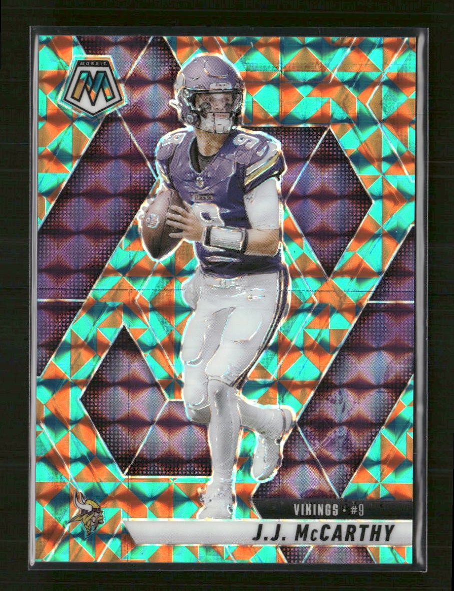 2025 Panini Mosaic Mosaic Tessellation J.J. McCarthy #/15 #195