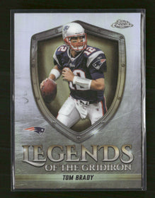 2025 Topps Chrome Legends of the Gridiron Refractor Tom Brady #LOG-9