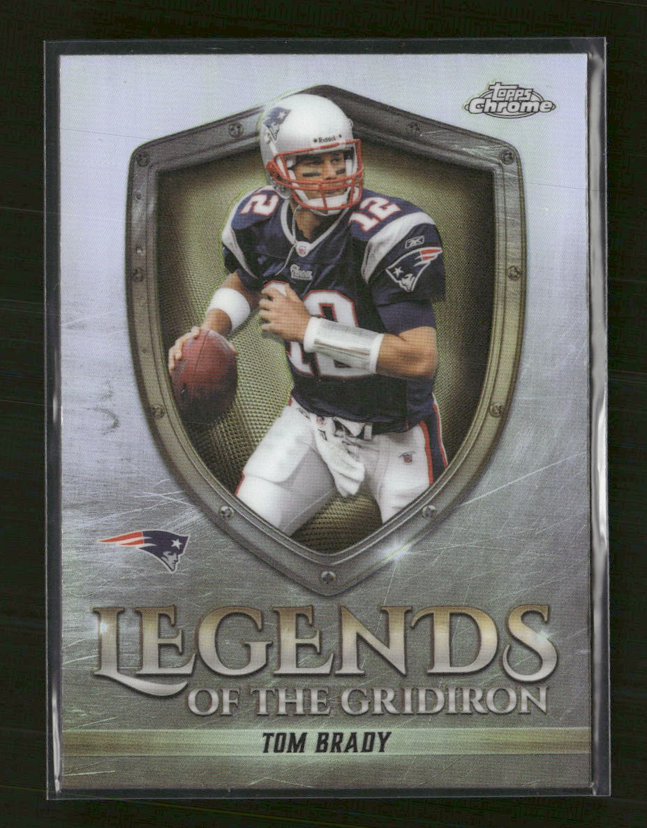 2025 Topps Chrome Legends of the Gridiron Refractor Tom Brady #LOG-9