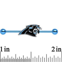 Officially Licensed Carolina Panthers Logo Industrial Barbell 38mm
