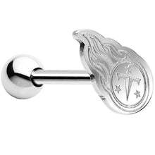 Officially Licensed Tennessee Titans Barbell Tongue Ring
