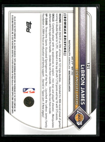 2025-26 Bowman Green Border LeBron James #/99 #121