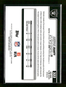 2025 Topps Chrome Refractor Ashton Jeanty Rookie #322