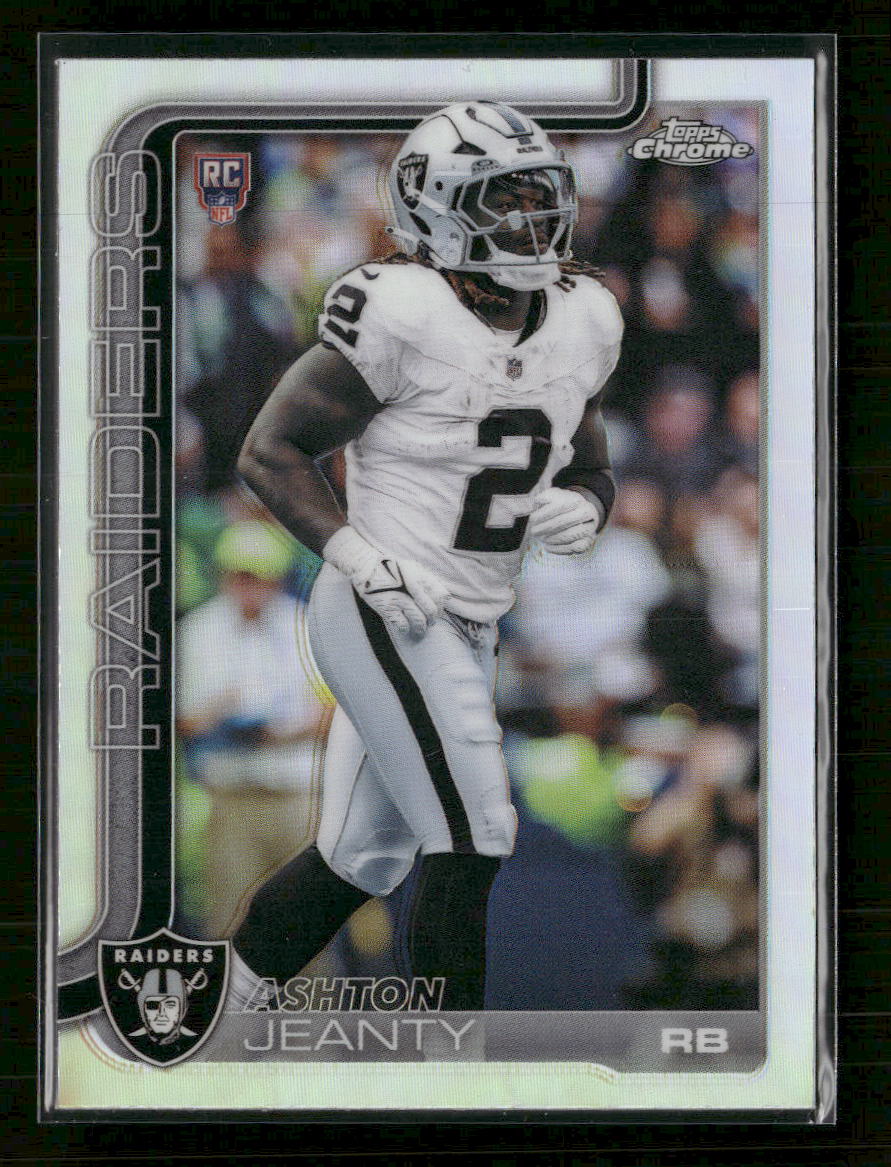 2025 Topps Chrome Refractor Ashton Jeanty Rookie #322