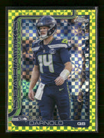 2025 Topps Chrome Lime Green X-Fractor Sam Darnold #275