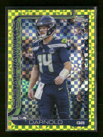 2025 Topps Chrome Lime Green X-Fractor Sam Darnold #275
