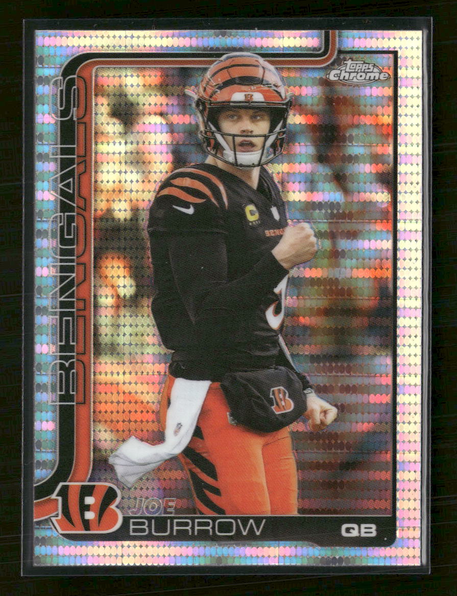 2025 Topps Chrome Pulsar Refractor Joe Burrow #61