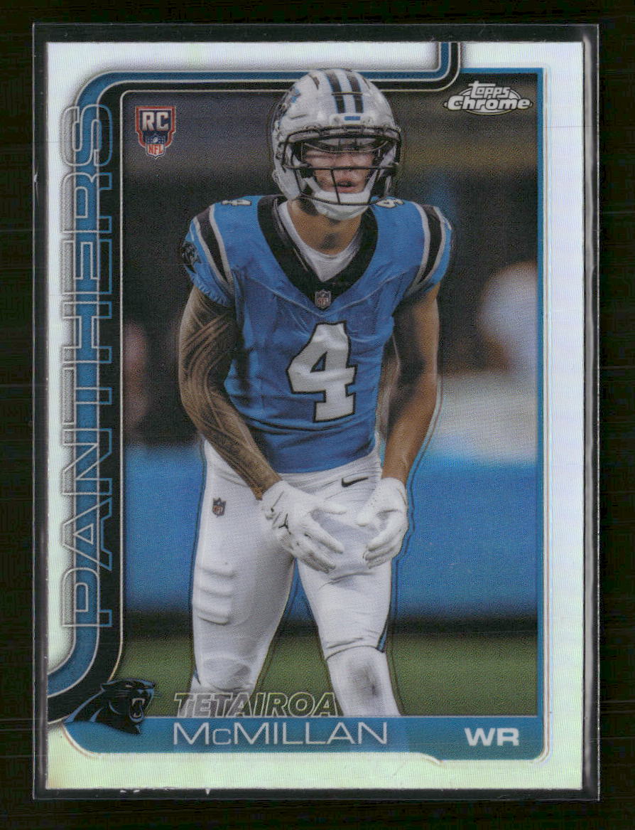 2025 Topps Chrome Refractor Tetairoa McMillan Rookie #326