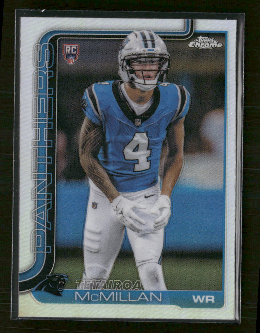 2025 Topps Chrome Refractor Tetairoa McMillan Rookie #326