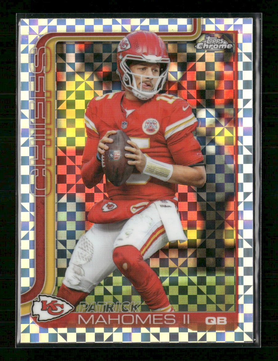 2025 Topps Chrome X-Fractor Patrick Mahomes II #148