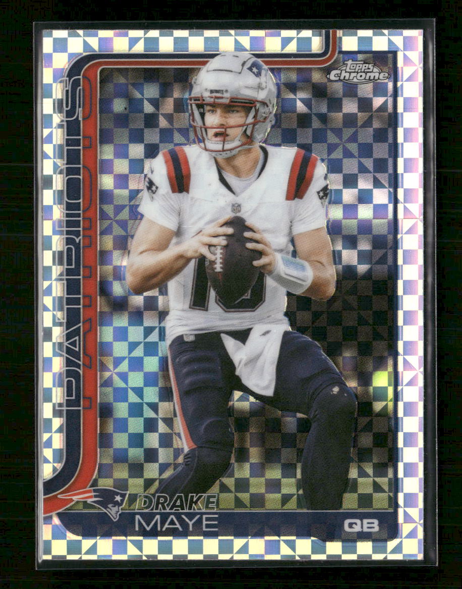 2025 Topps Chrome X-Fractor Drake Maye #207