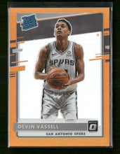 2020-21 Donruss Optic Orange Devin Vassell #/199 #161
