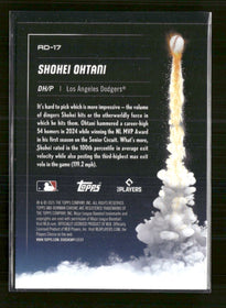 2025 Bowman Chrome Adios Shohei Ohtani #AD-17