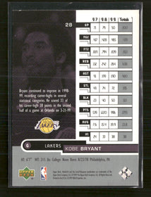 1999-00 Upper Deck HoloGrFX Kobe Bryant #28