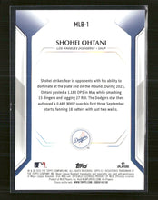 2026 Topps Wave Parallel Shohei Ohtani #MLB-1