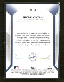 2026 Topps Wave Parallel Shohei Ohtani #MLB-1