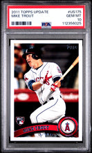 2011 Topps Update Mike Trout Rookie PSA 10 #US175