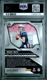 2024 Panini Prizm Green Wave Drake Maye 9 PSA #329