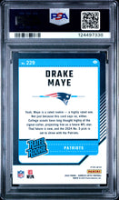 2024 Panini Donruss Optic Holo Drake Maye 9 PSA #229