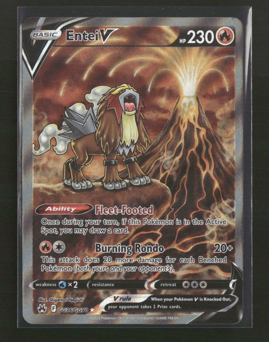 SWSH: Crown Zenith: Galarian Gallery Entei V #GG36/GG70