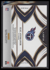 2025 Panini Rookie Auto Memorabilia Blue Prizm Elic Ayomanor #/149 #RSMP-EAR