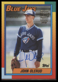 2018 Topps Archives Auto Series Retired Player Edition John Olerud #/99  #83T