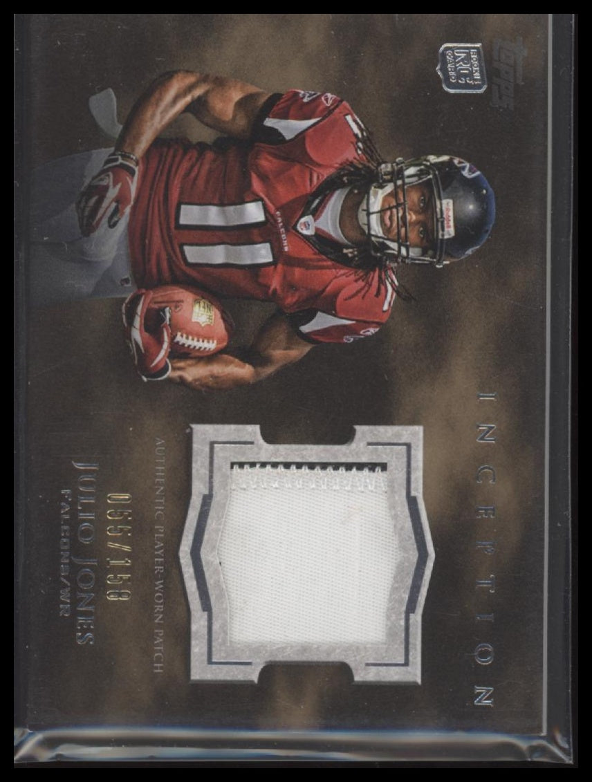 2011 Topps Inception Rookie Relics Patch #/158 Julio Jones #RP-JJ