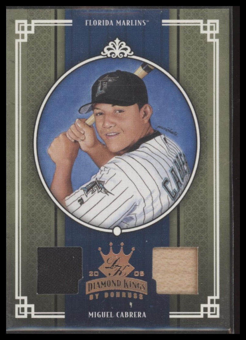 2005 Donruss Diamond Kings Materials Bronze Miguel Cabrera #/200 #95