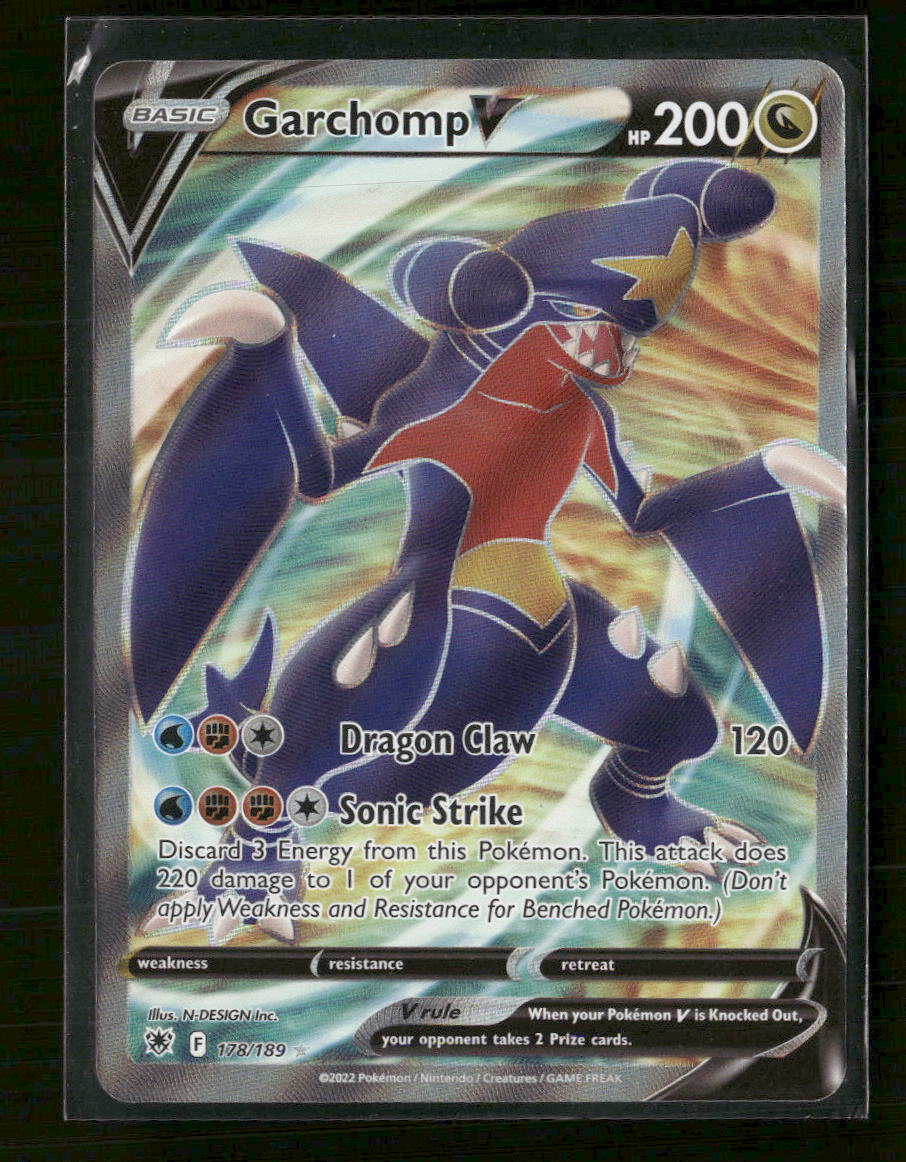 SWSH10: Astral Radiance Garchomp V (Full Art) #178/189