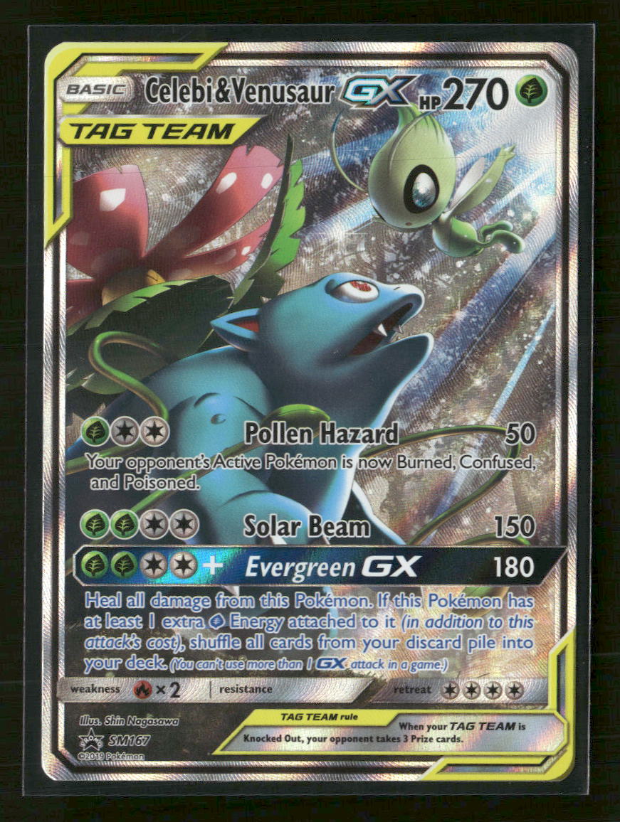 SM Promos Celebi & Venusaur GX #SM167