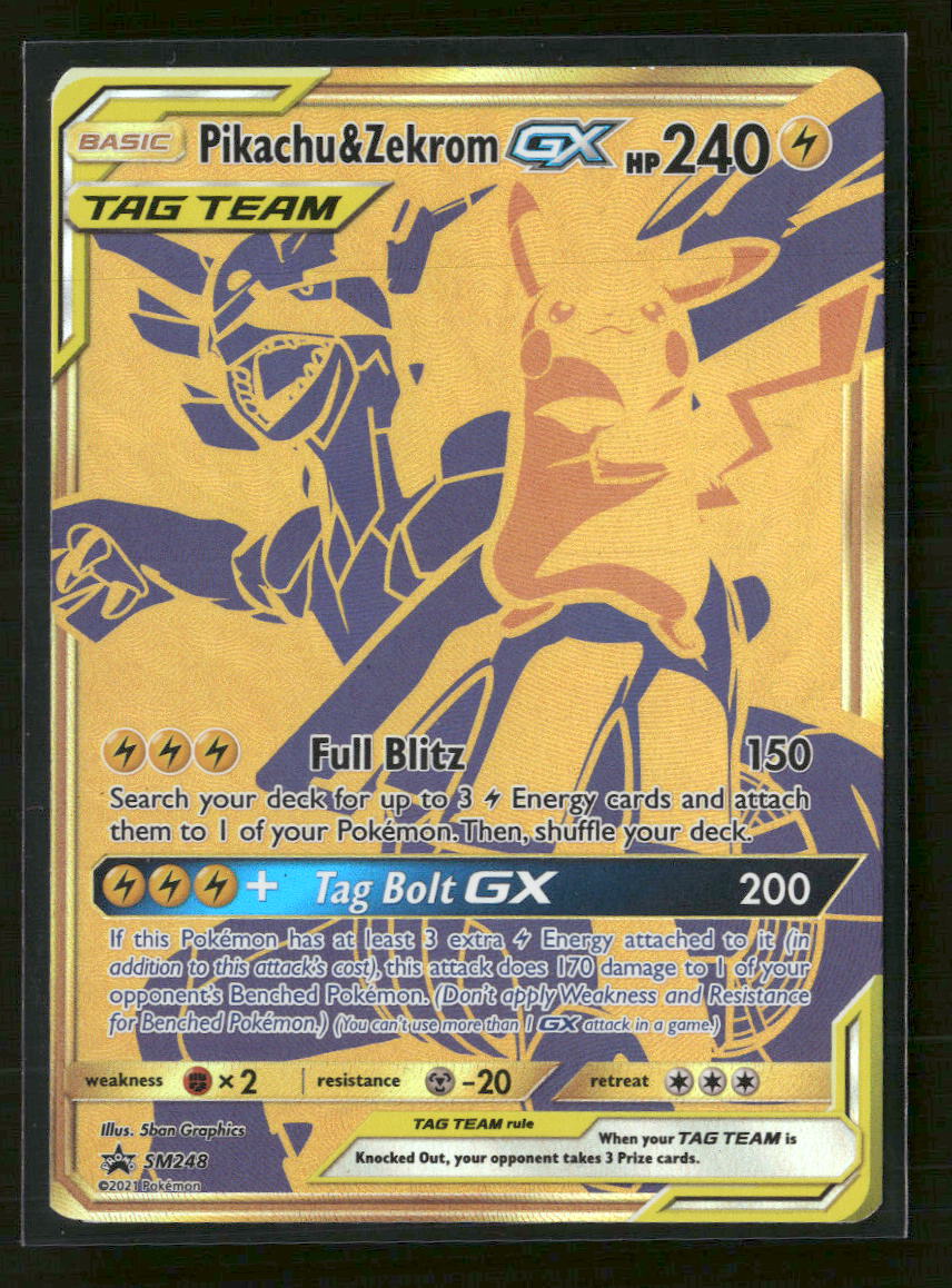 SM Promos Pikachu & Zekrom GX #SM248